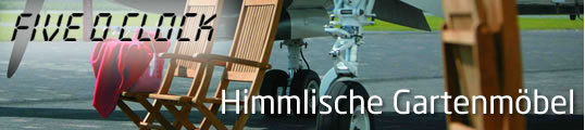 Gartenmöbel, die sie dem Himmel näherbringen.